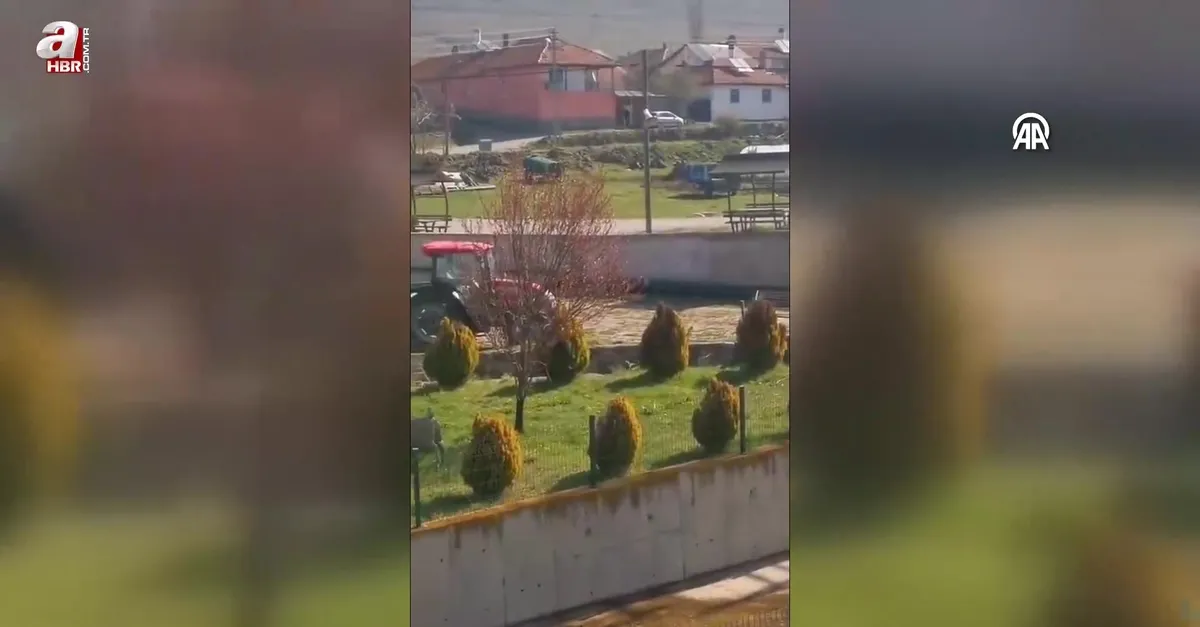 Çankırı'da kış uykusundan uyanan ayı köye indi