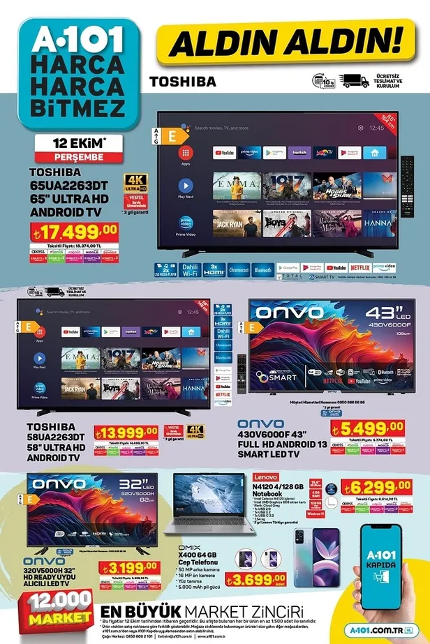 14 Ekim A101 aktüel ürünler kataloğu yayınlandı! 28 bin TL’ye benzinli Moped, 179 TL’ye 5L sıvı yağ 299 TL’ye Mop Kova seti, 22 TL’ye 2kg un satışa sunuluyor