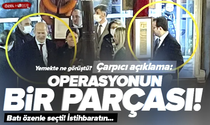 Sadece bir yemek değil operasyonun bir parçası!
