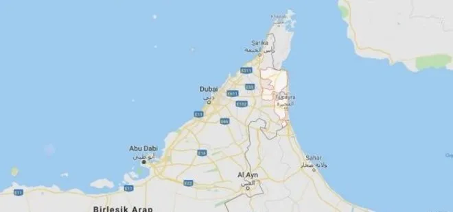 Birleşik Arap Emirlikleri’nde şiddetli patlamalar