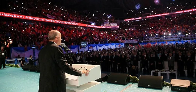 CUMHURBAŞKANI ERDOĞAN SEÇİM MANİFESTOSUNU AÇIKLADI