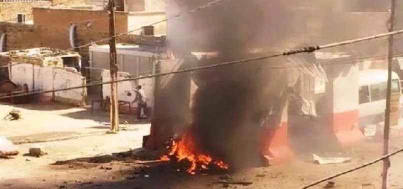 Güvenlik güçlerinin çembere aldığı DEAŞ'lı teröristler kendilerini patlattı