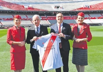 THY River Plate'in forma sponsoru oldu