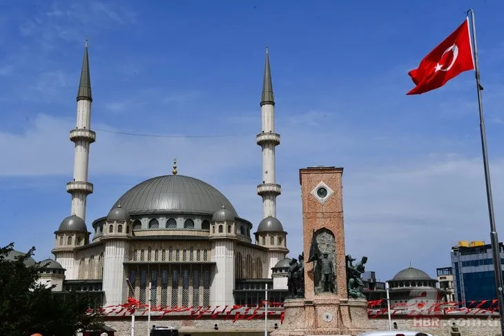Taksim Camisi bugün açılıyor! Türkiye ve dünyada sayılı uygulama