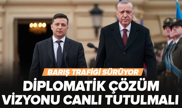 Başkan Erdoğan Zelenskiy ile görüştü