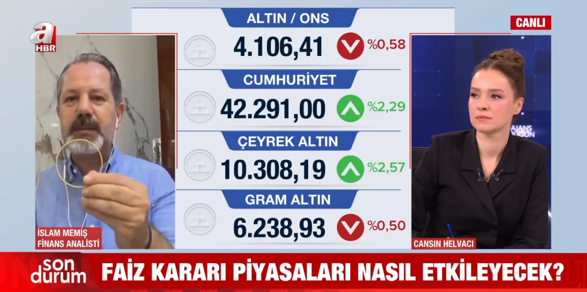 islam-memisten-faiz-altin-gumus-ve-borsa-yorumu-1784798043583.png Avrupa Merkez Bankasının faiz kararı ile Christine Lagarde’ın savaş ve petrol fiyatlarına ilişkin mesajları piyasaların yönü açısından öne çıkıyor. (Foto: A Haber)