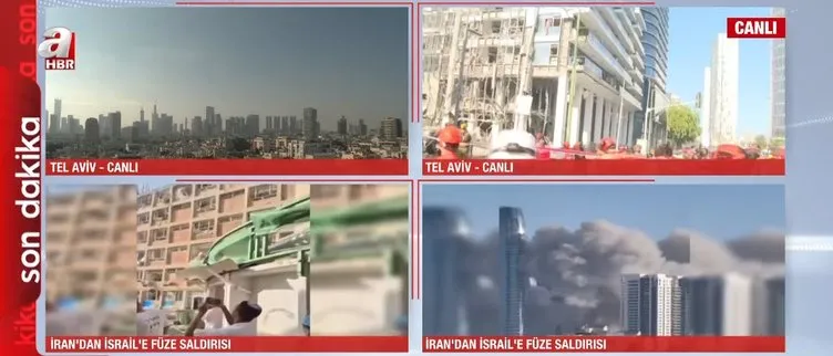 Tel Aviv'e füze yağdı... Katil İsrail'de büyük yıkım! A Haber'de çarpıcı sözler: 'Demir Kubbe' efsanesi kestane oldu