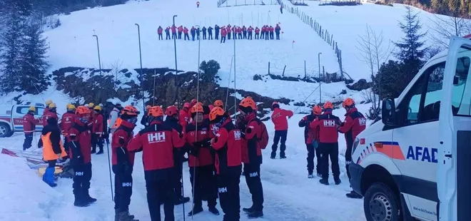 Giresun'da çığ tatbikatı yapıldı