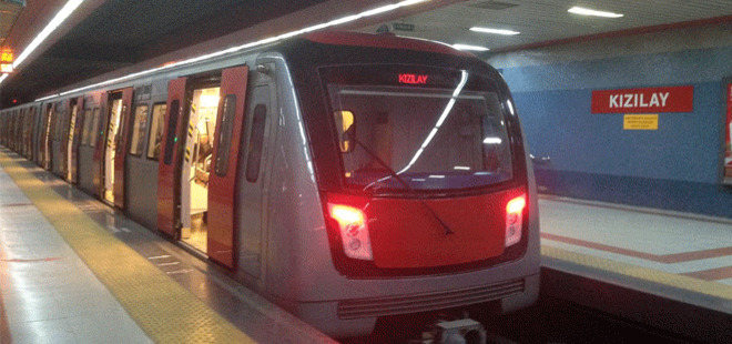 Ankara metrosunda patlama sesi