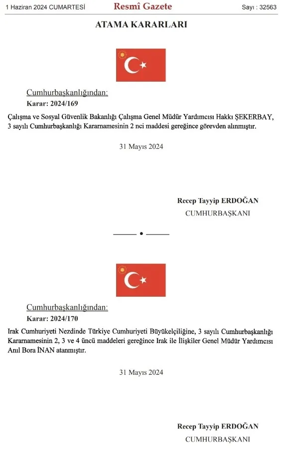 son-dakika-baskan-erdogan-imzaladi-atama-kararlari-resmi-gazete-1717190832640.jpg Başkan Erdoğan imzaladı: Atama kararları Resmi Gazete - 1