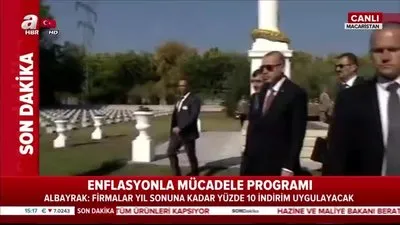 Başkan Erdoğan, Türk Şehitliği’ni ziyaret etti