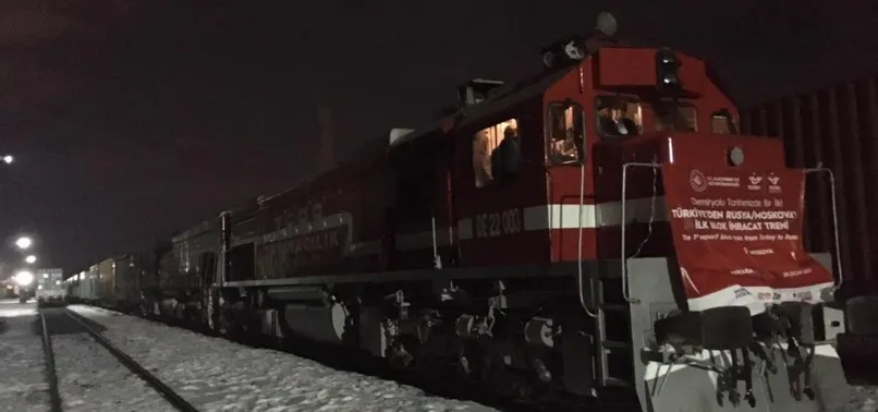 Çin'e bor taşıyan ihracat treni Kars'a