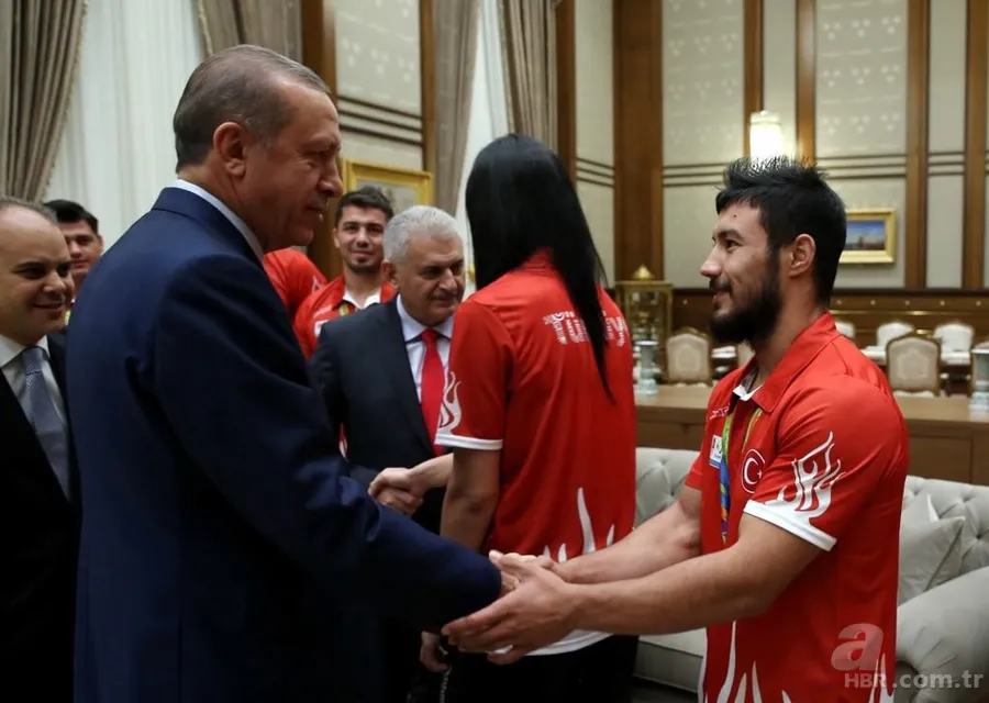 Erdoğan, Rio 2016 Olimpiyat Oyunlarında madalya kazanan Türk sporcuları kabul etti 15
