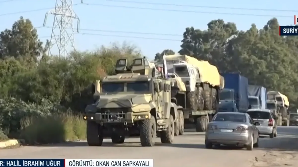 Rusya Suriye'den çekiliyor mu? İşte Rus askeri araçlarının sevkiyatı