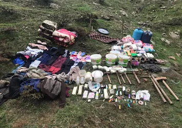 Bingöl'de PKK'ya ait 4 odalı sığınak imha edildi
