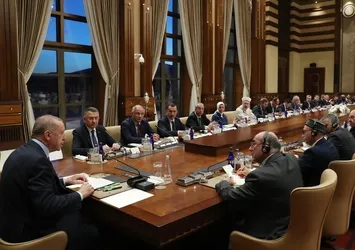 Başkan Erdoğan, ABD ve Kanadalı Müslüman kanaat önderlerini ağırladı