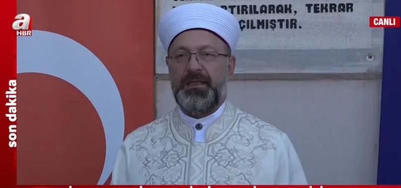 Son dakika: Diyanet İşleri Başkanı Ali Erbaş'tan İsrail'e Mescid-i Aksa tepkisi! 90 bin camide Filistin ve Kudüslüler için dualar yükseldi