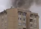 Çatı katında korkutan yangın!