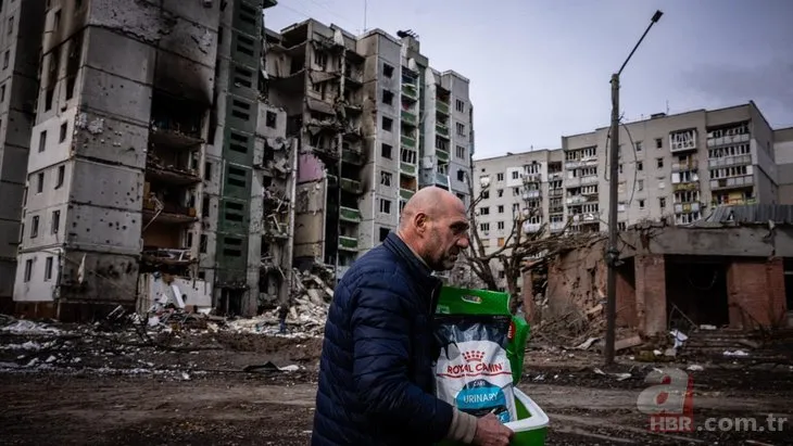 Ukrayna’nın Çernihiv kentinden geriye kalan: Yıkılan evler, yanan arabalar! Onlarca sivil hayatını kaybetti