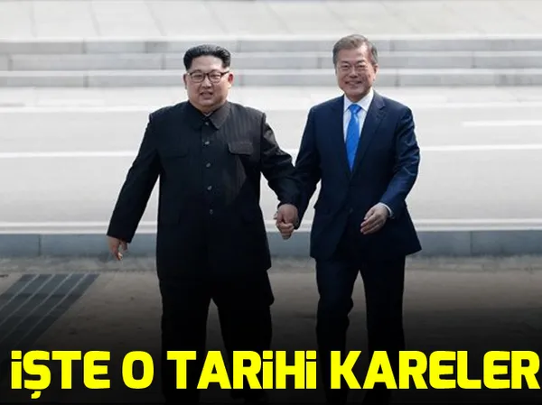 Kuzey Kore Lideri ile Güney Kore Devlet Başkanı bir araya geldi - 1