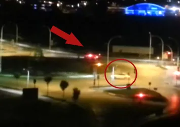 Bursa'da şehrin göbeğinde tehlikeli drift