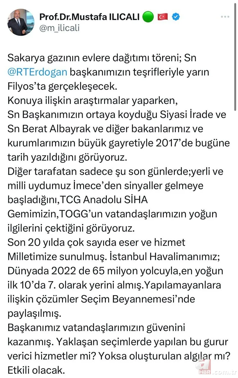 Muhalif eski Bakan Türker'den dikkat çeken Karadeniz gazı açıklaması: Allah'ı var mimarı Berat Albayrak 3