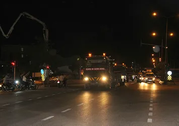 Suriye sınırına askeri sevkiyat