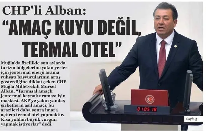 CHP’li Muğla Milletvekili Mürsel Alban'ı rezil eden belge! Kendi belediyesini eleştirdi - 1
