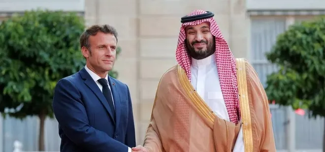 Macron ve Bin Selman görüştü!