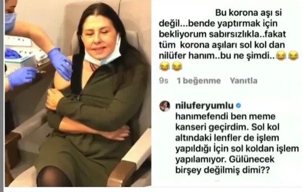 asi-oldugu-videoya-gelen-yorum-sinirlendirdi-niluferden-sosyal-medyayi-sallayan-yanit-1613718421732.jpg Aşı olduğu videoya gelen yorum sinirlendirdi! Nilüfer'den sosyal medyayı sallayan yanıt - 2