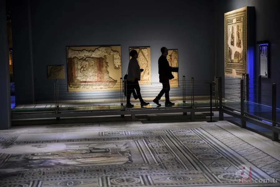 'Çingene Kızı' mozaiği Türkiye'ye getirildi 17