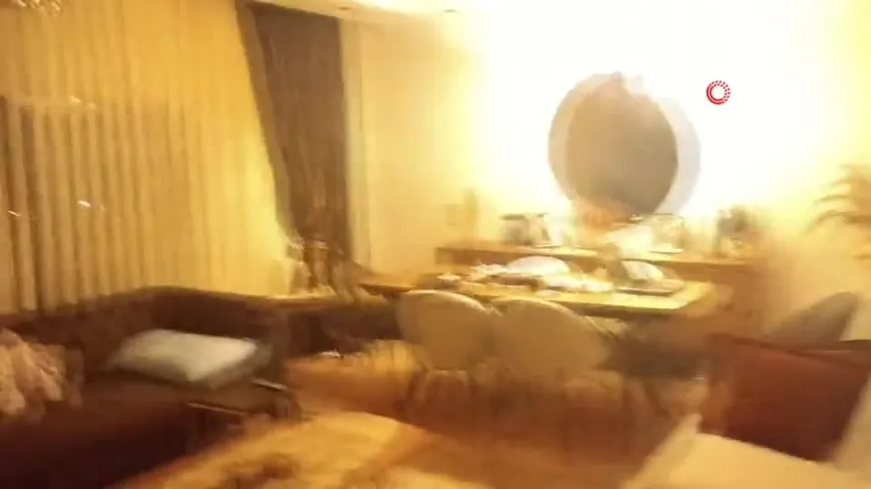 Mersin’de DEPREM paniği kamerada