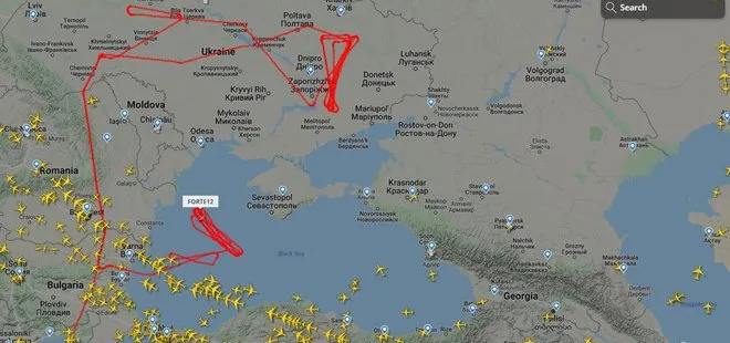 Ukrayna hava sahasını kapattı uçuşlar Türkiye’ye kaydı! Karadeniz’de dikkat çeken hareketlilik: Binlerce kişi o uçağı izliyor