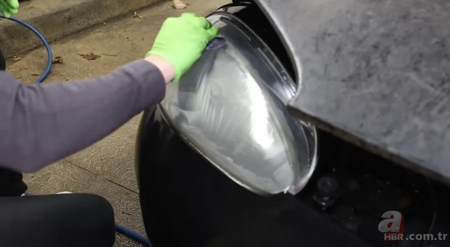 Garajda kaderine terk edilmiş Dodge marka arabayı yenilediler 🚗 Sahiplerinin gözü yaşlı 12