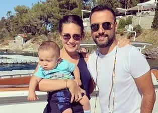 Alişan ve Buse Varol çifti minik Burak ile kamera karşısına geçti! Alişan ve Buse Varol'un o fotoğrafı sosyal medyayı salladı
