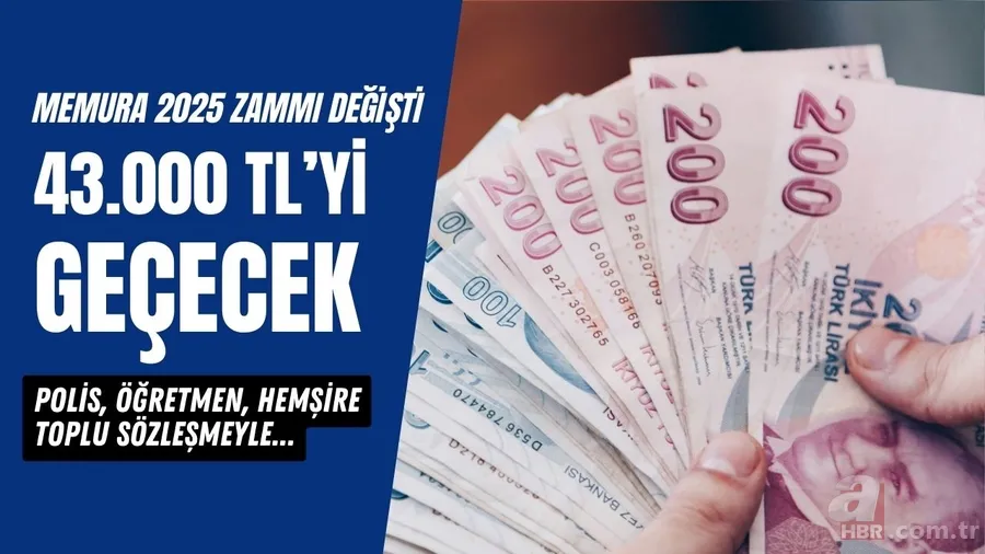 Memurun 2025 zam tablosu değişti: En düşük maaş 43.000 TL’yi geçecek! 1