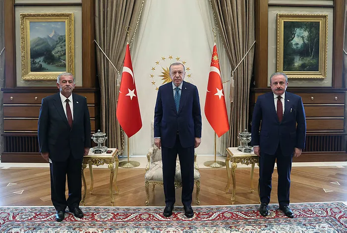 Son dakika: Başkan Erdoğan, KKTC Cumhuriyet Meclisi Başkanı Sennaroğlu'nu kabul etti - 2