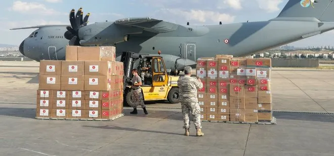 Türkiye’den Lübnan’a bir yardım daha! Tıbbi malzeme ve AFAD personelini taşıyan yardım uçağı gönderildi