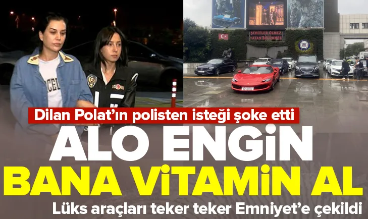 Polat çiftinin araçları emniyete götürüldü