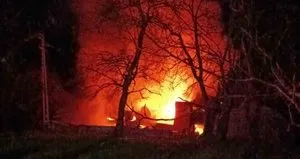 Kastamonu’da 2 katlı ahşap ev küle döndü