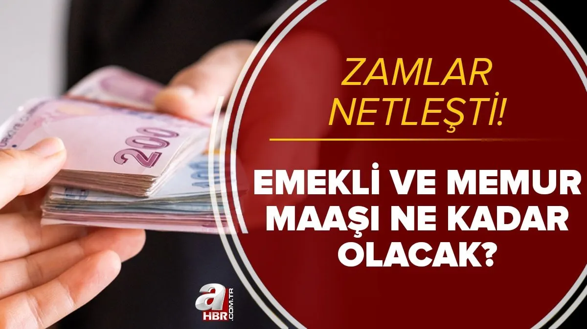 zamlar netlesti emekli ve memur maasi ne kadar olacak 2022 ssk bag kur emekli maasi zam orani ne oldu
