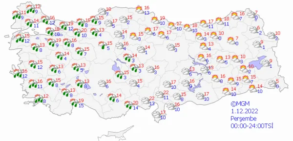 1669820250144.png Aralık ayı sağanak yağışla başlıyor! Meteoroloji gün ve saat verdi! İstanbul Ankara İzmir hava durumu... - 6