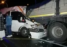 Tarım işçilerini taşıyan minibüs TIRa çarptı