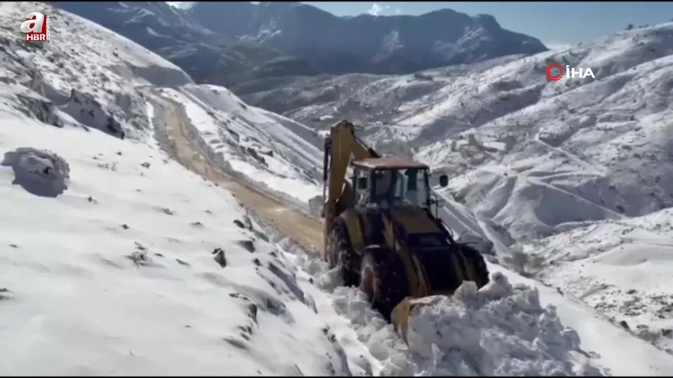 Batman’da kar yağışı ulaşımı aksattı