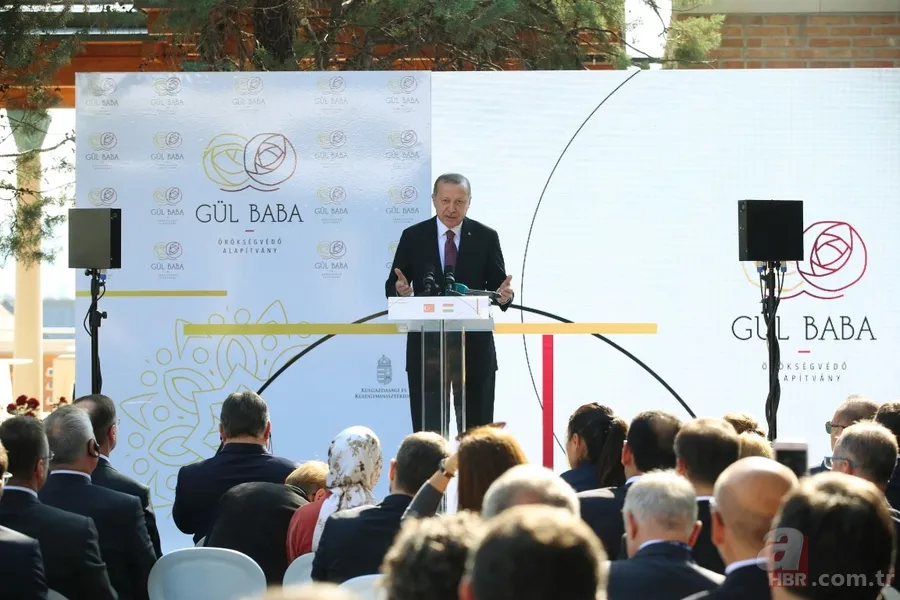 Cumhurbaşkanı Erdoğan, Macaristan’da Gül Baba Türbesini açtı 18