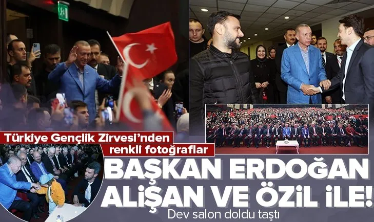 Başkan Erdoğan, Alişan ve Mesut Özil ile!