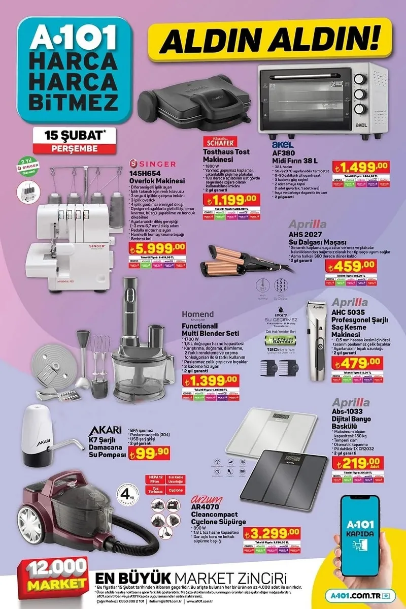 15 Ocak aktüel ürünler kataloğu! A101 indirim gelecek yeni ürünleri belirledi! İşte yeni indirim afişi…