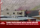 Kadın polislerden nefes kesen gösteri