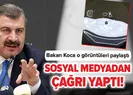 Bakan Koca o görüntüleri paylaştı!