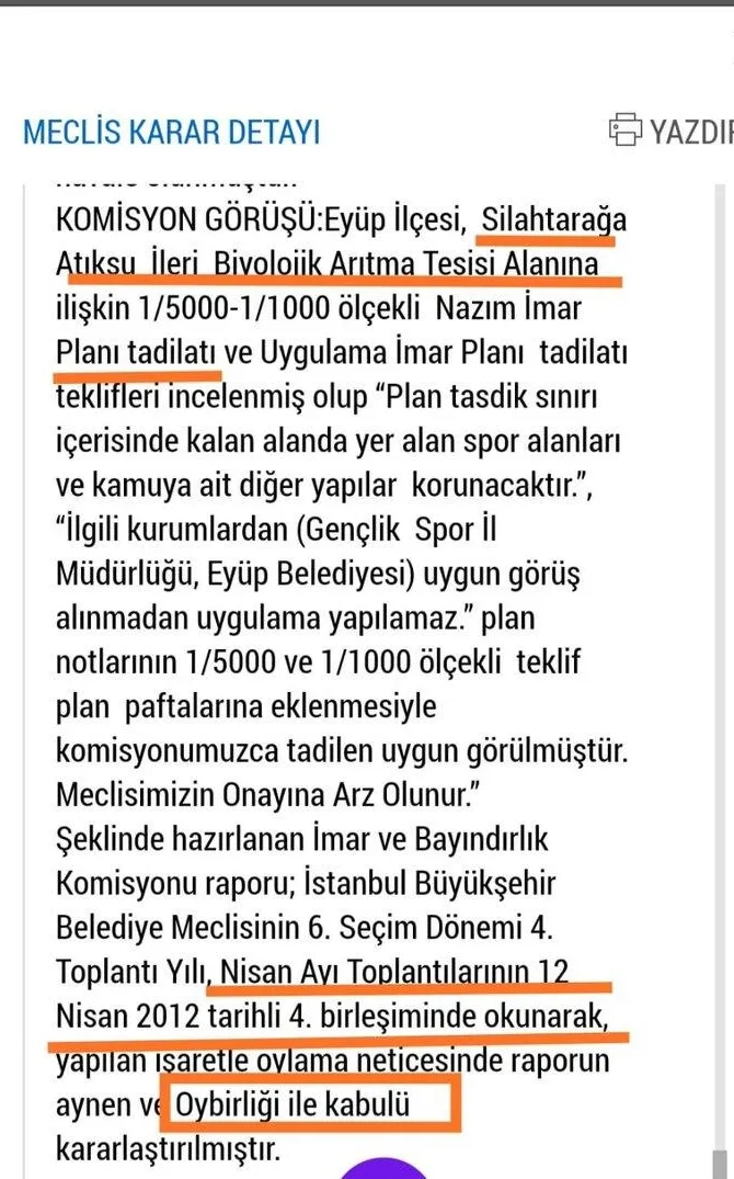 Ekrem İmamoğlu’nun iptal ettiği projeye CHP’liler bir önceki dönem tam destek vermiş